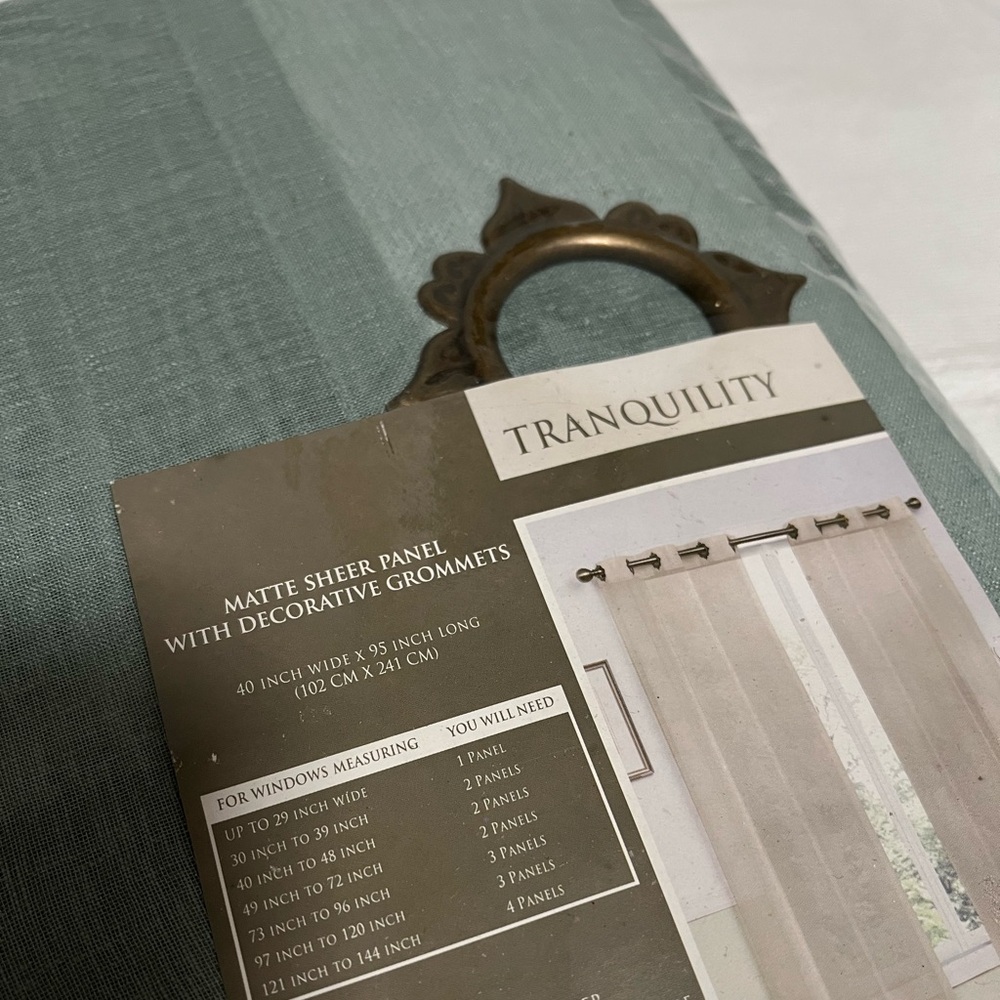 Tranquility wall curtain set
